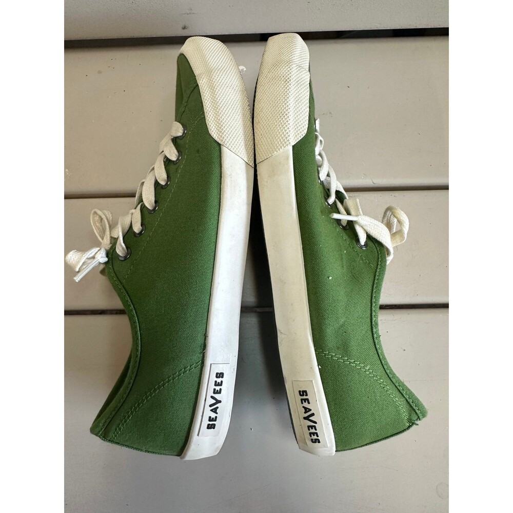 SeaVees Womens Monterey Recycled Cotton Canvas Sneaker Shoes 9 Classic Cactus - Picture 6 of 8